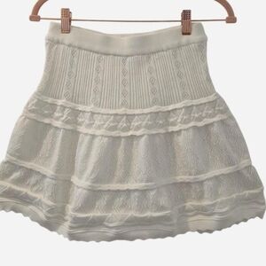 WILLOW AND WIND KNIT TIERED SKIRT